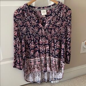 Floral Print Women's Top